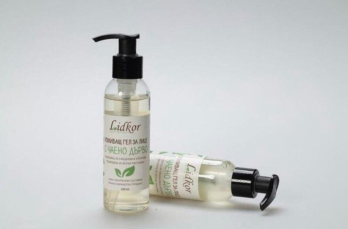 Измиващ гел за лице с чаено дърво